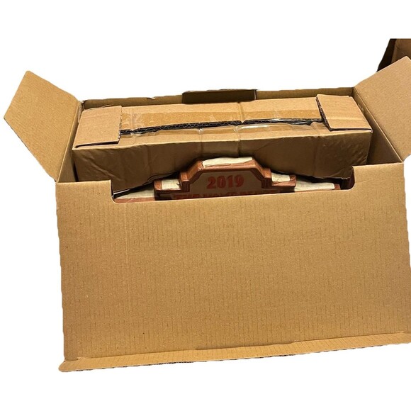 2019 Canterbury Lane Lighted The Home Depot Store Ceramic Christmas In Box READ - Picture 15 of 15